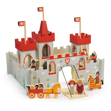 Mentari Wooden King's Castle Toy Play Set