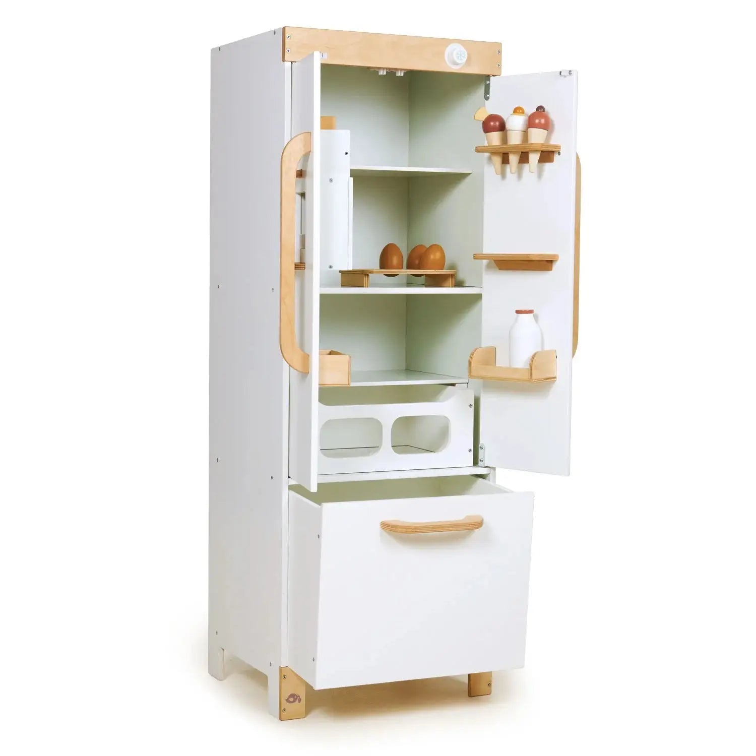 Kitchen Fridge Refrigerator Wooden Role Play Kitchen Toy